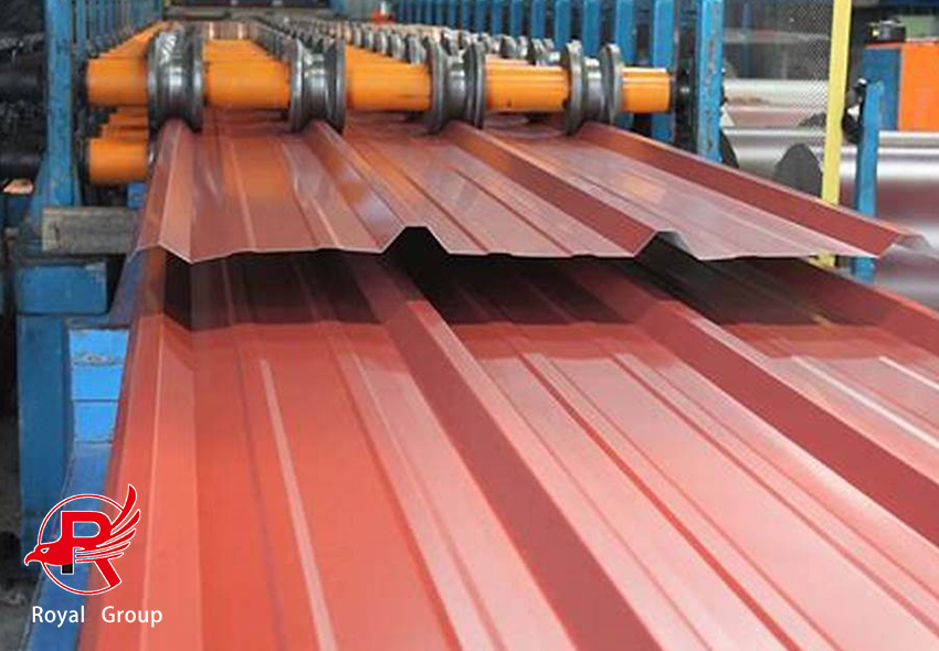 corrugated plate