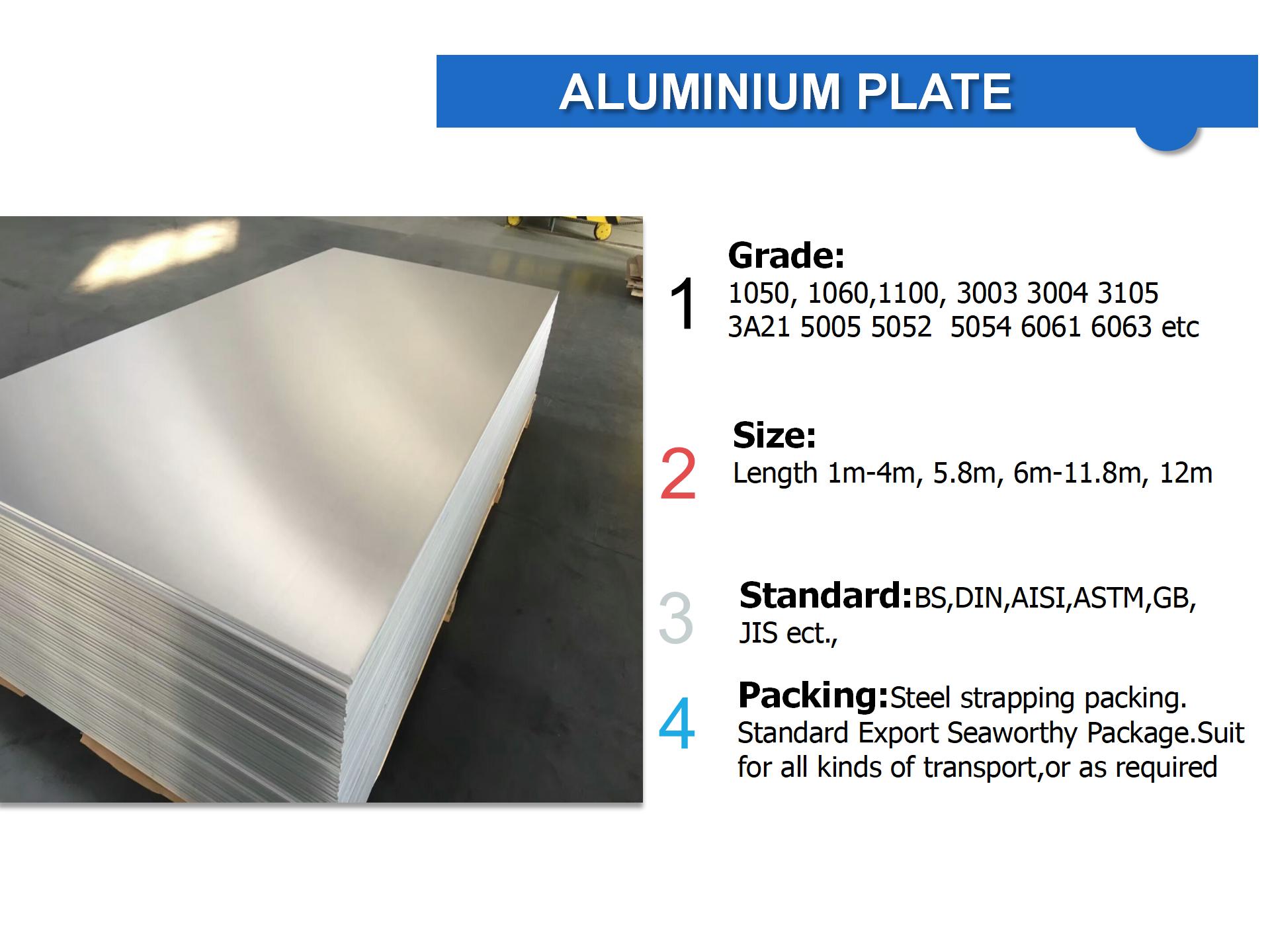 Aluminium plate