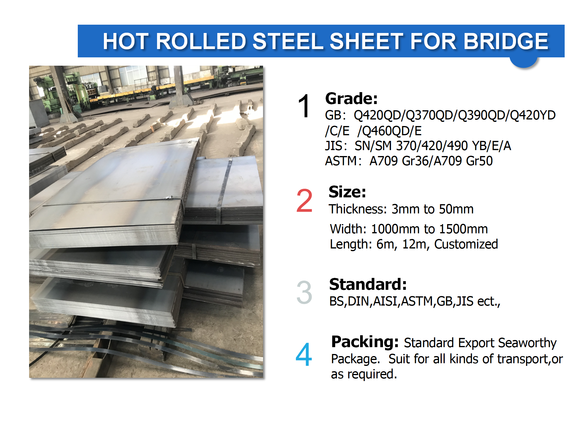 bridge steel plate